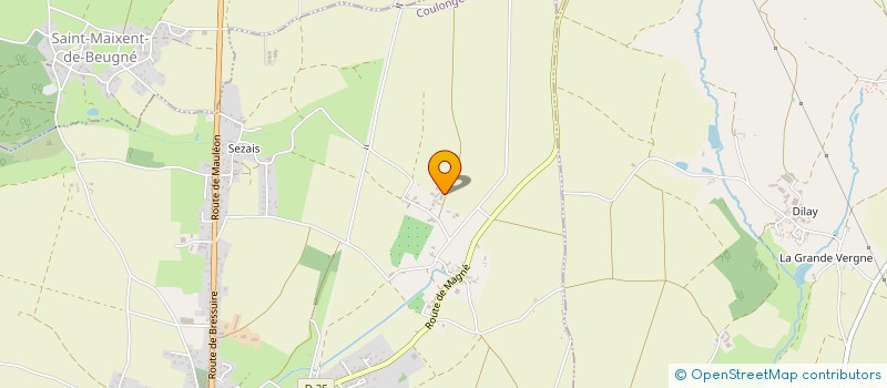 localisation de l'entreprise QB-MAT  COULONGES-SUR-L'AUTIZE