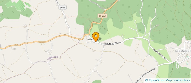 localisation de l'entreprise QBB  LABASTIDE-MARNHAC