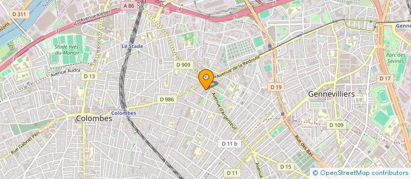 localisation de l'entreprise QBIT à BOIS-COLOMBES