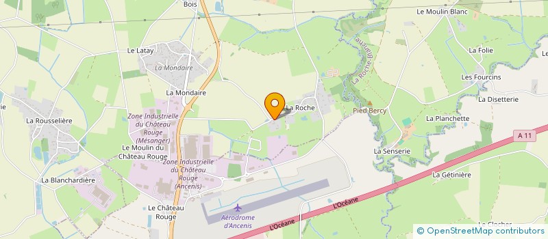 localisation de l'entreprise QBIZ à MESANGER