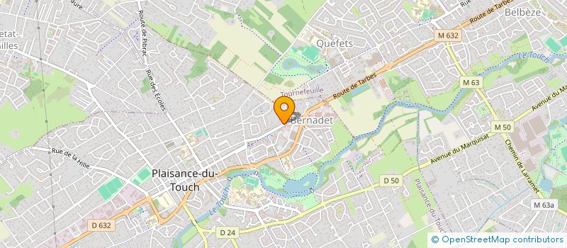 localisation de l'entreprise QBJ  PLAISANCE-DU-TOUCH