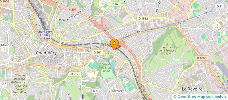 localisation de l'entreprise QBL  BARBERAZ