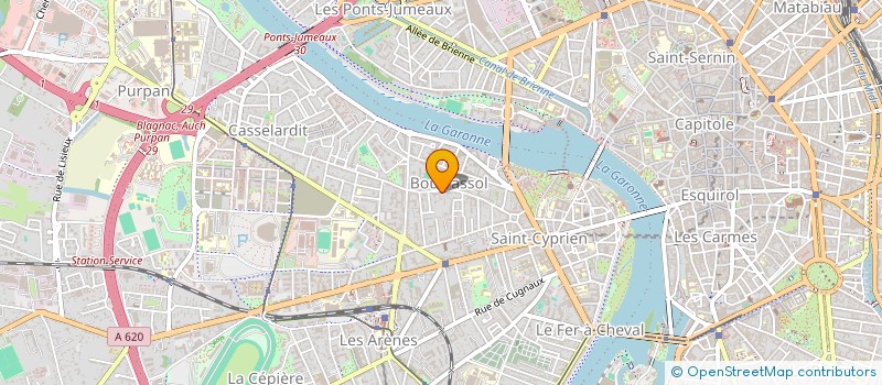 localisation de l'entreprise QBM à TOULOUSE