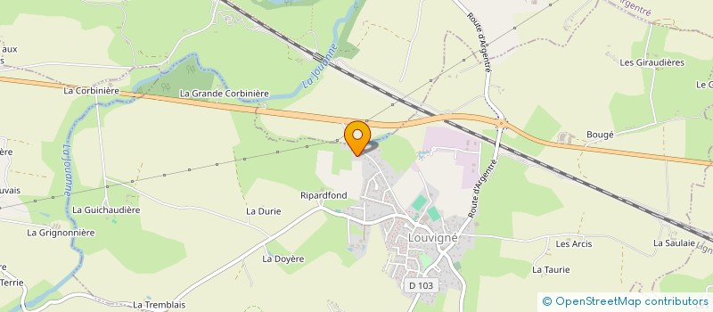 localisation de l'entreprise QBTECHNOLOGIES  LOUVIGNE