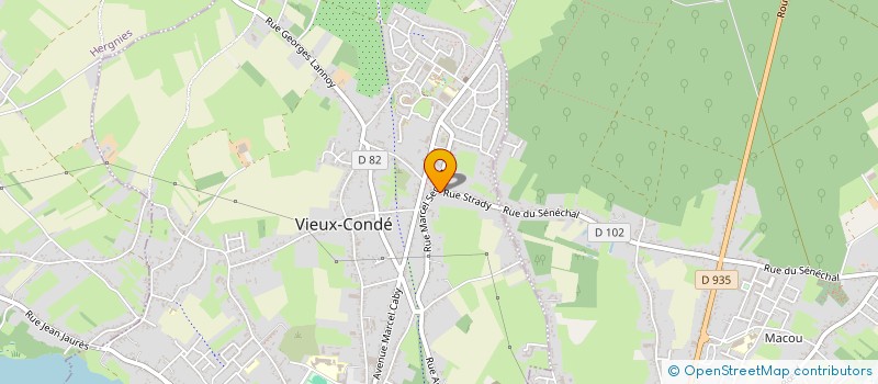 localisation de l'entreprise QC COMPAGNY ITALCERAMIQUE  VIEUX-CONDE