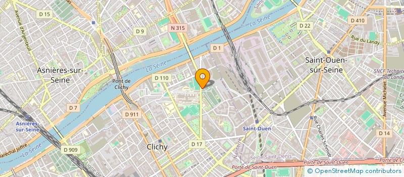 localisation de l'entreprise QC DATA MANAGEMENT à CLICHY