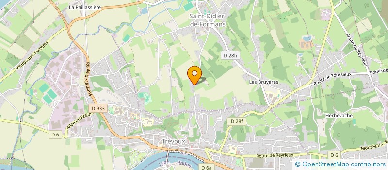 localisation de l'entreprise QC EMERAUDE  SAINT-DIDIER-DE-FORMANS