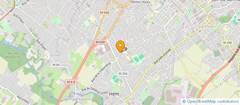 localisation de l'entreprise QC2L à HEM