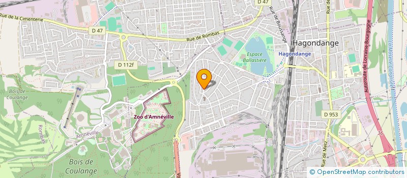 localisation de l'entreprise QCA IMMOBILIER à HAGONDANGE