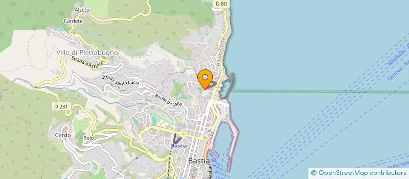 localisation de l'entreprise QCC à BASTIA