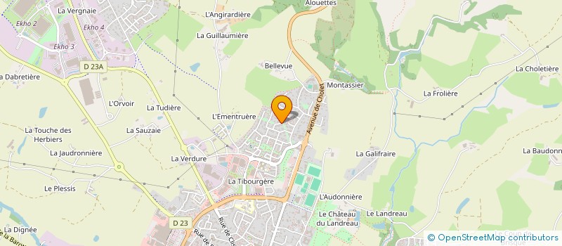 localisation de l'entreprise QCE à LES HERBIERS