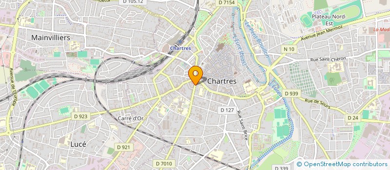 localisation de l'entreprise QCF IMMOBILIER à CHARTRES