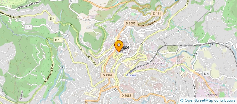 localisation de l'entreprise QCHROMO  GRASSE