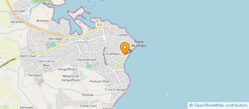 localisation de l'entreprise QCI CASABIANCA CORMORANS  LOCTUDY