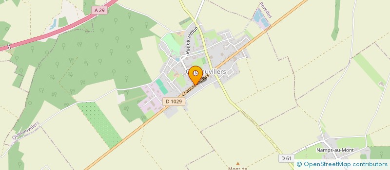 localisation de l'entreprise QCL SUD AMIENOIS  QUEVAUVILLERS