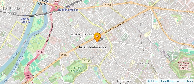 localisation de l'entreprise QCMRUEIL à RUEIL-MALMAISON