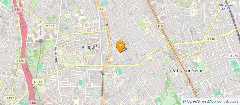 localisation de l'entreprise QCOSMETICS  VILLEJUIF