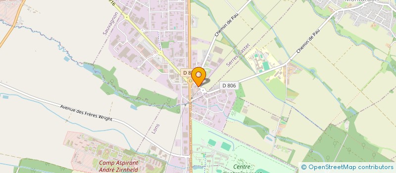 localisation de l'entreprise QCP à SERRES-CASTET