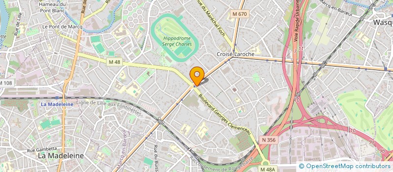 localisation de l'entreprise QD IMMO  MARCQ-EN-BARUL