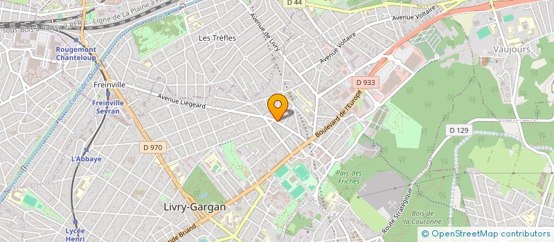 localisation de l'entreprise QD PLOMBERIE à LIVRY-GARGAN