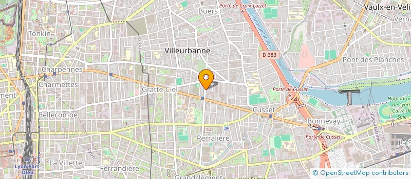 localisation de l'entreprise QDB3  VILLEURBANNE