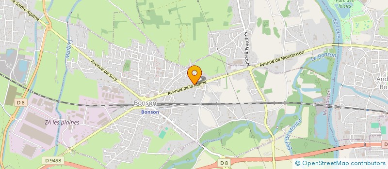 localisation de l'entreprise QDCUTS  BONSON