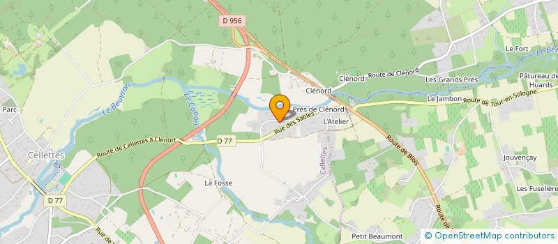 localisation de l'entreprise QDE IMMO  LE CONTROIS-EN-SOLOGNE