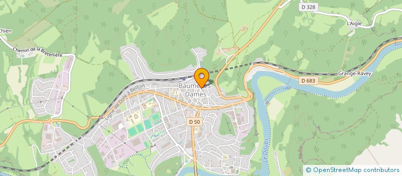 localisation de l'entreprise QDEGINVEST  BAUME-LES-DAMES