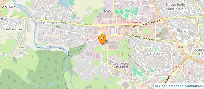 localisation de l'entreprise QDL GROUP  SAINT-BERTHEVIN