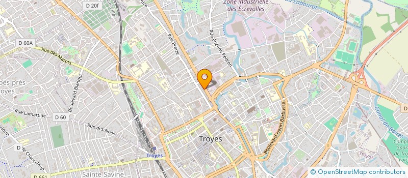 localisation de l'entreprise QDR 3 à TROYES