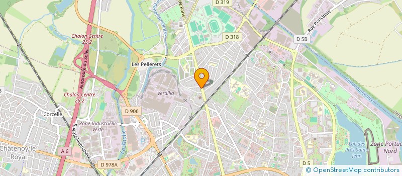 localisation de l'entreprise QDS PRO  CHALON-SUR-SAONE