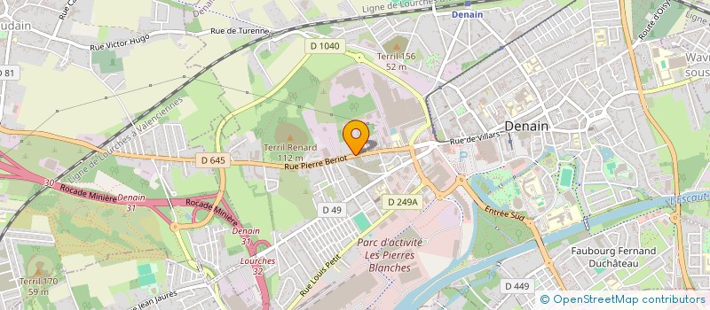 localisation de l'entreprise QDS SHOP à DENAIN