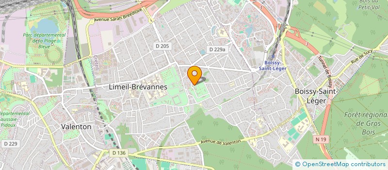 localisation de l'entreprise QDS TRANSPORT à LIMEIL-BREVANNES