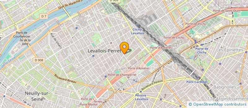localisation de l'entreprise QE TRANSPORTS ACTIVITE FABRICATION INT à LEVALLOIS-PERRET
