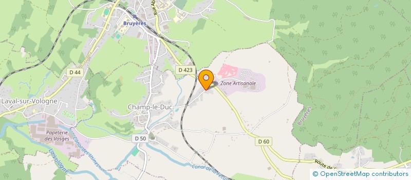 localisation de l'entreprise QEBL  CHAMP-LE-DUC