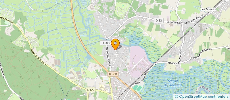 localisation de l'entreprise QECA à SAINT-HILAIRE-DE-RIEZ