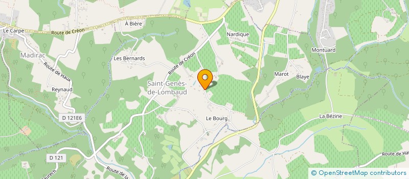 localisation de l'entreprise QED ANDCO SERVICES à SAINT-GENES-DE-LOMBAUD