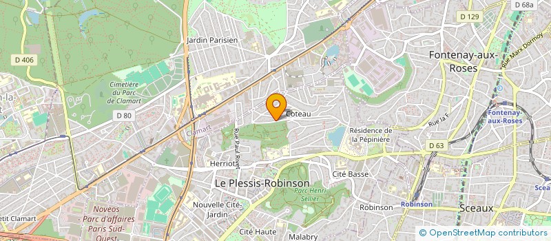 localisation de l'entreprise QEELS SAS à LE PLESSIS-ROBINSON