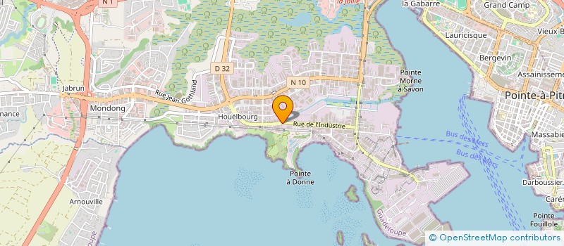 localisation de l'entreprise QEGS HOLDING  BAIE-MAHAULT