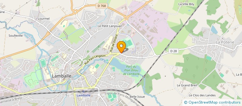 localisation de l'entreprise QEROUEZEE - GALO EN COTES D'AHAOT  LAMBALLE-ARMOR