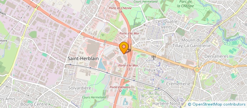 localisation de l'entreprise QESTIT GRAND-OUEST à SAINT-HERBLAIN