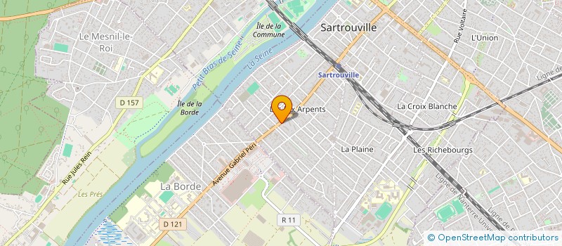 localisation de l'entreprise QETLINE CONSULTING à SARTROUVILLE