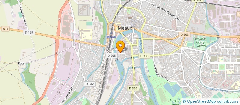 localisation de l'entreprise QF LASER ORLEANS à MEAUX