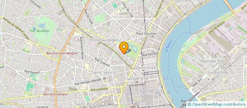 localisation de l'entreprise QF PATRIMOINE  BORDEAUX