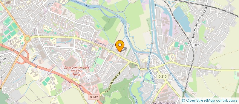 localisation de l'entreprise QF1905  ARQUES