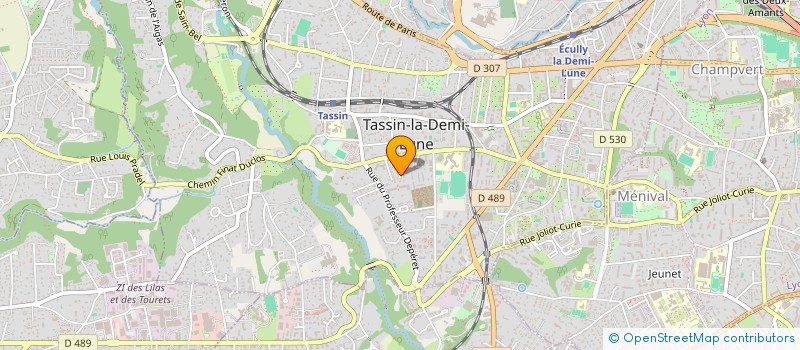 localisation de l'entreprise QFV  TASSIN-LA-DEMI-LUNE