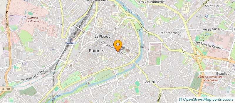 localisation de l'entreprise QG 16  POITIERS