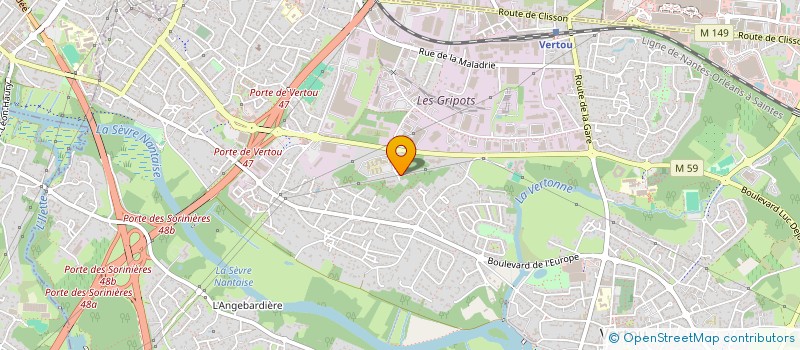 localisation de l'entreprise QG 46  VERTOU