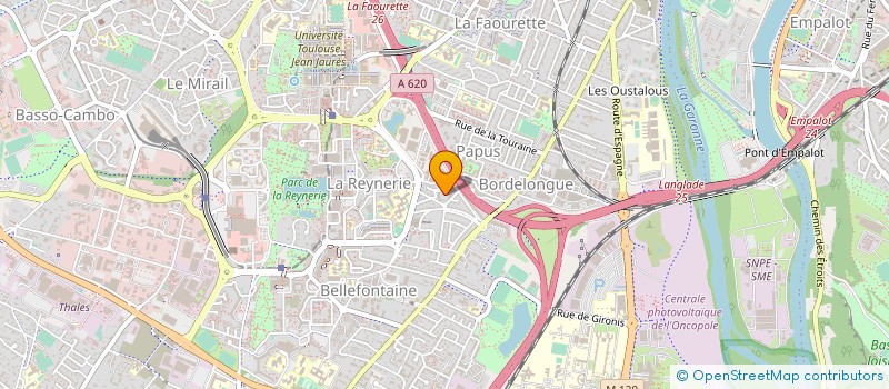 localisation de l'entreprise QG  TOULOUSE