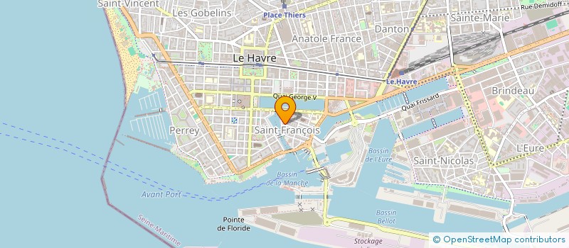 localisation de l'entreprise QG  LE HAVRE